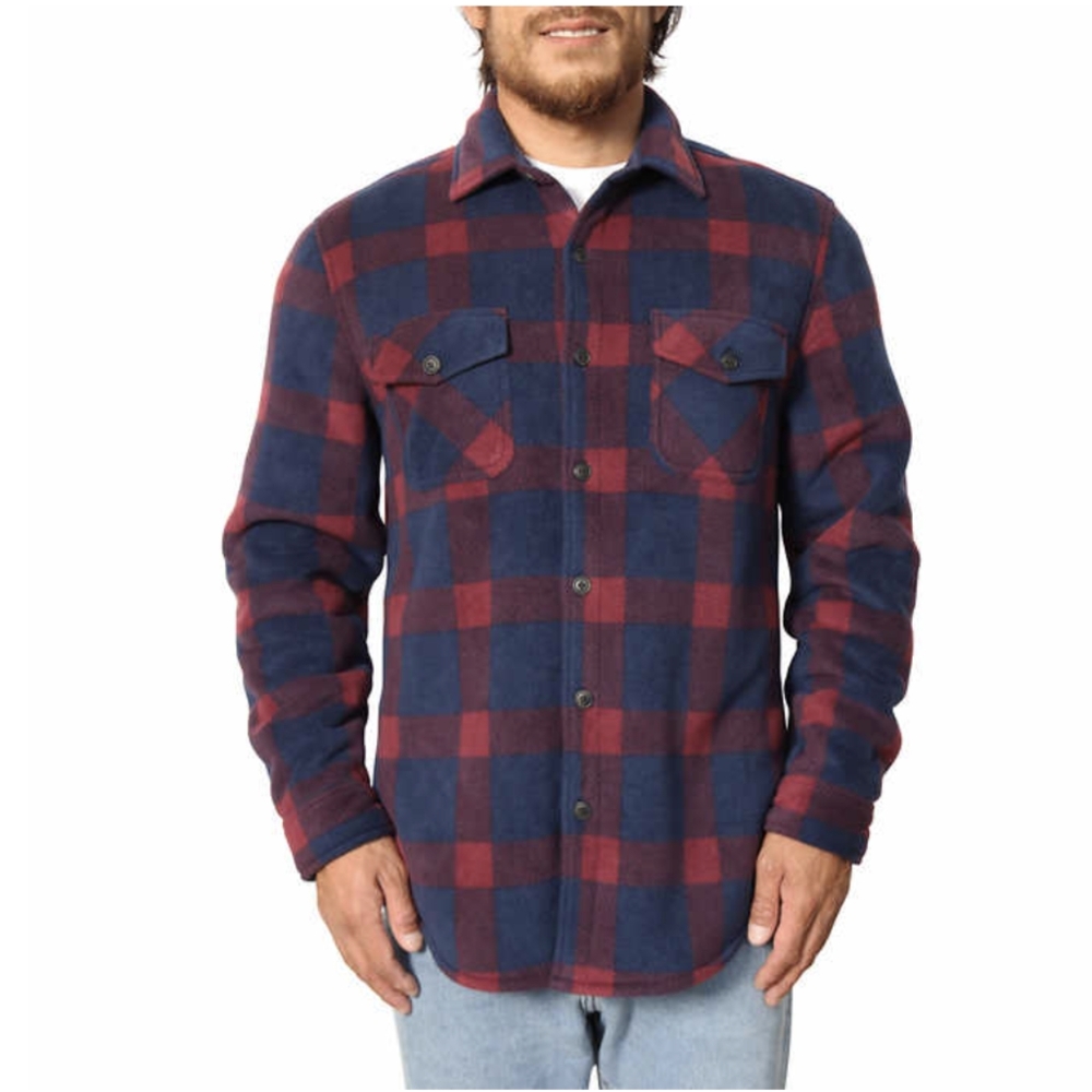 Freedom Foundry Men’s Super Plush Shirt Jacket